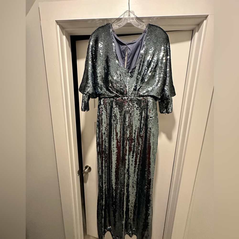 Aidan Mattox Sequin Gown - Size 4 - Euc - image 5